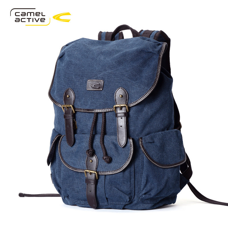 Men's Camel Dynamic Retro Travel Backpack