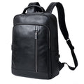 Men's Large Capacity Business Leather Backpack