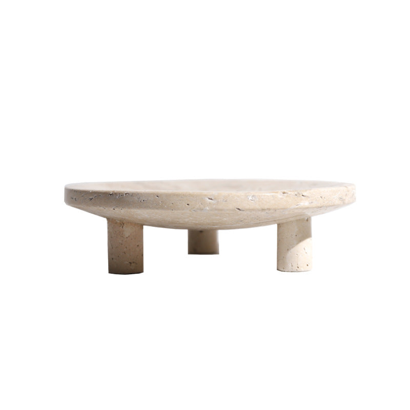 Wabi-Sabi Style Stone Tray for Modern Home Decor
