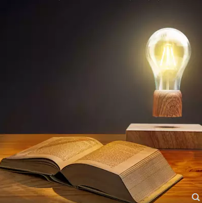 Floating Wireless Conduction LED Lamp - Desktop Decor